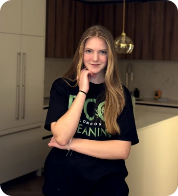 Elizabeth, regular cleaning expert at Eco Cleaning London